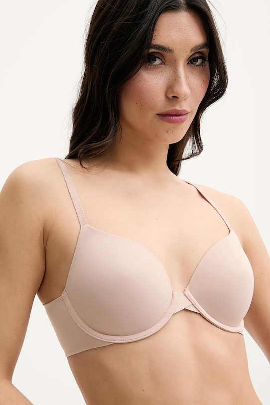 Calvin Klein Underwear sutien cu balene bej LV000F3837
