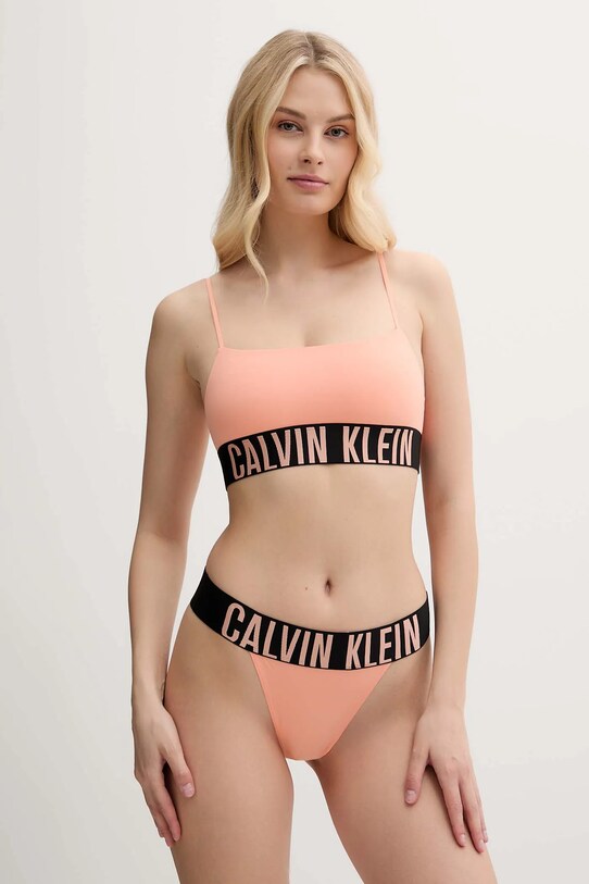 Calvin Klein Underwear biustonosz 000QF7631E pomarańczowy SS25