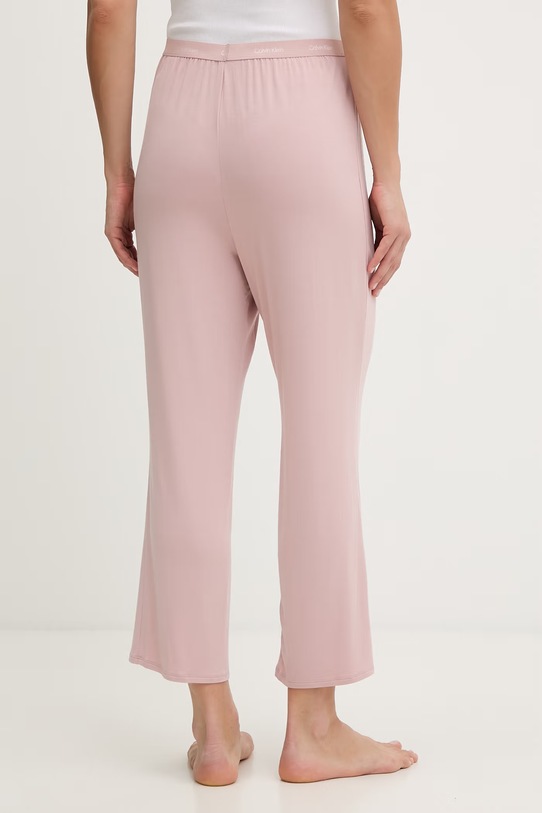 Odzież Calvin Klein Underwear spodnie piżamowe damskie z modalu 000QS7285E różowy