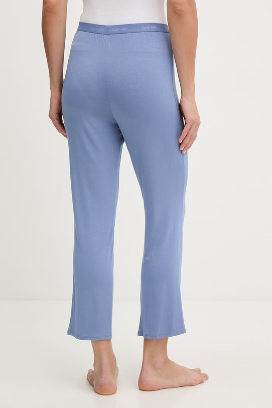 Odzież Calvin Klein Underwear spodnie piżamowe damskie z modalu 000QS7285E niebieski