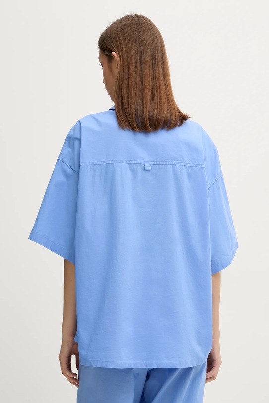 Odjeća Pamučna košulja za spavanje Calvin Klein Underwear 000QS7314E ljubičasta