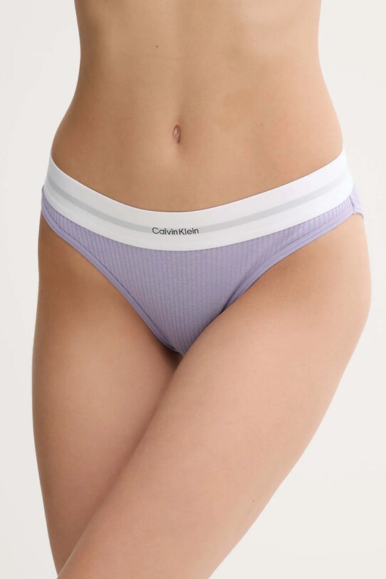 Calvin Klein Underwear figi dzianina fioletowy LV00QF8022
