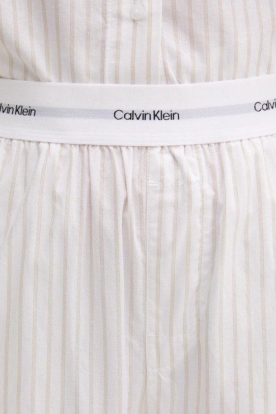 Хлопковые пижамные брюки Calvin Klein Underwear бежевый LV00QS7410