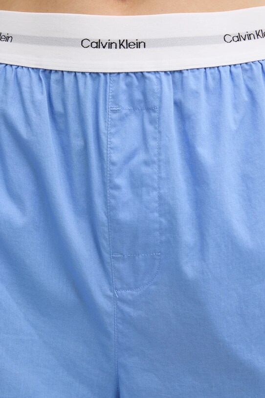 Calvin Klein Underwear pamut pizsamanadrág lila LV00QS7410