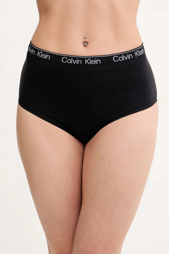 Nohavičky Calvin Klein Underwear potlač čierna LV00QF8282