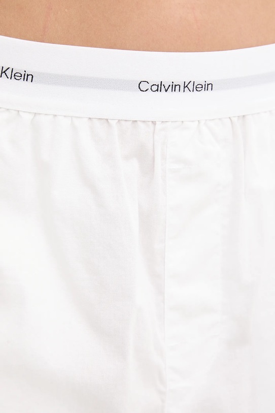 Odzież Calvin Klein Underwear szorty piżamowe bawełniane LV00QS7411 biały