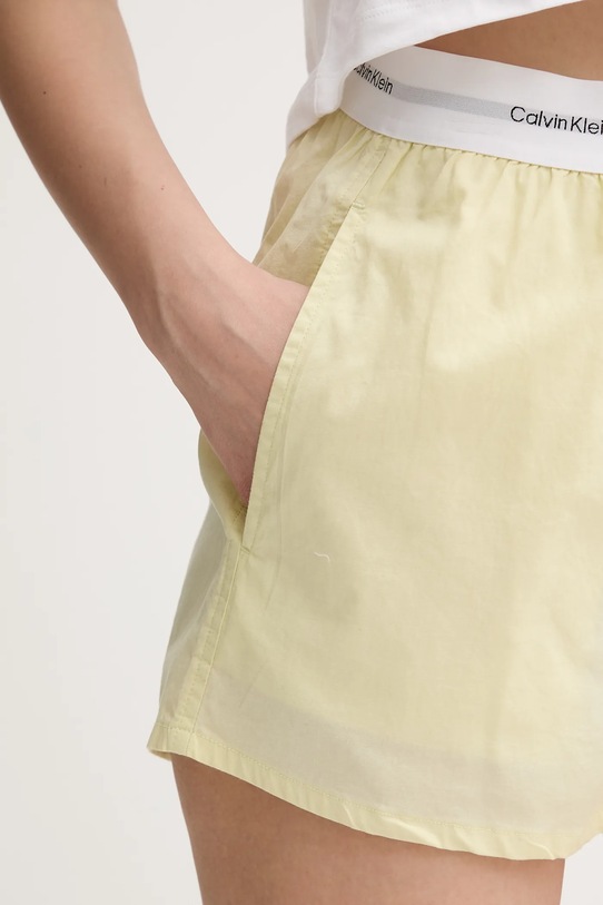 Calvin Klein Underwear szorty piżamowe bawełniane beżowy LV00QS7411