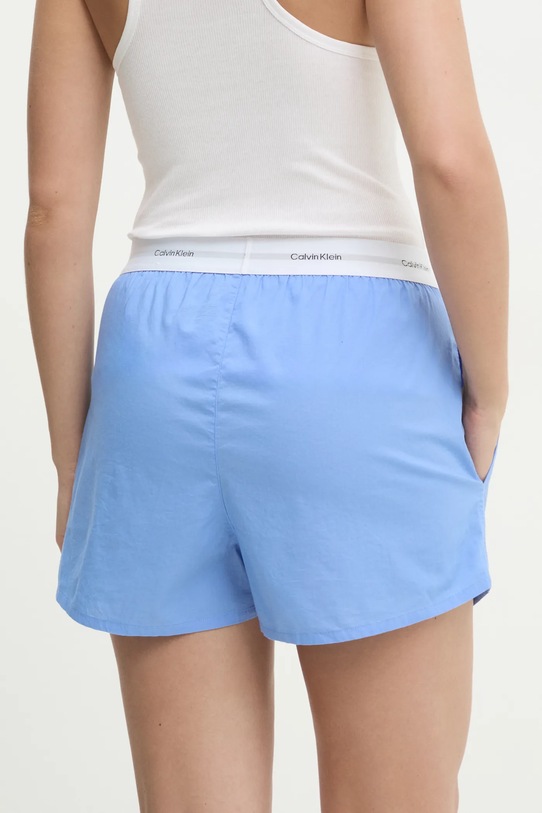 Calvin Klein Underwear szorty piżamowe bawełniane LV00QS7411 fioletowy AW25