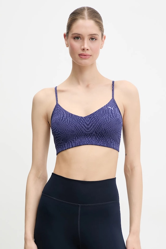 Puma sportmelltartó Move Cloudspun melltartó merevítő nélkül lila 526691