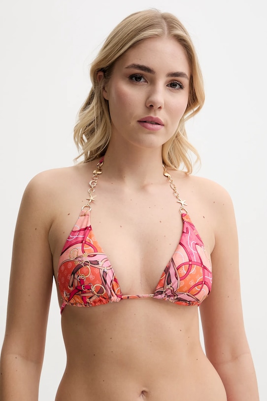 Guess top bikini top arancione E5GJ19.KCR12