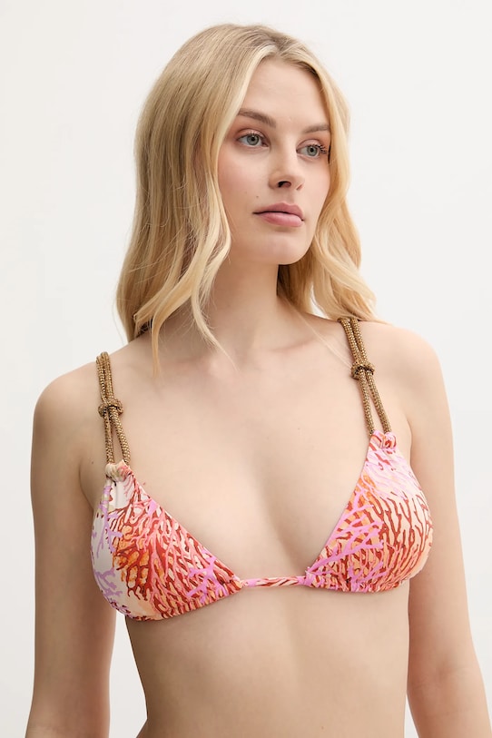 Guess biustonosz kąpielowy aplikacja pomarańczowy E5GJ39.KCUN0