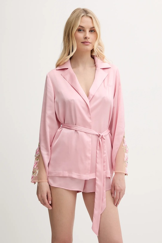 Guess komplet piżamowy LOREDANA O5GG02.WH9C2 różowy SS25