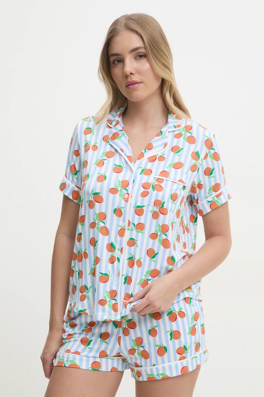Pižama Kate Spade Pletenina modra KSI12736