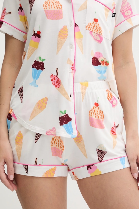 Πιτζάμα Kate Spade KSI12746 λευκό SS25