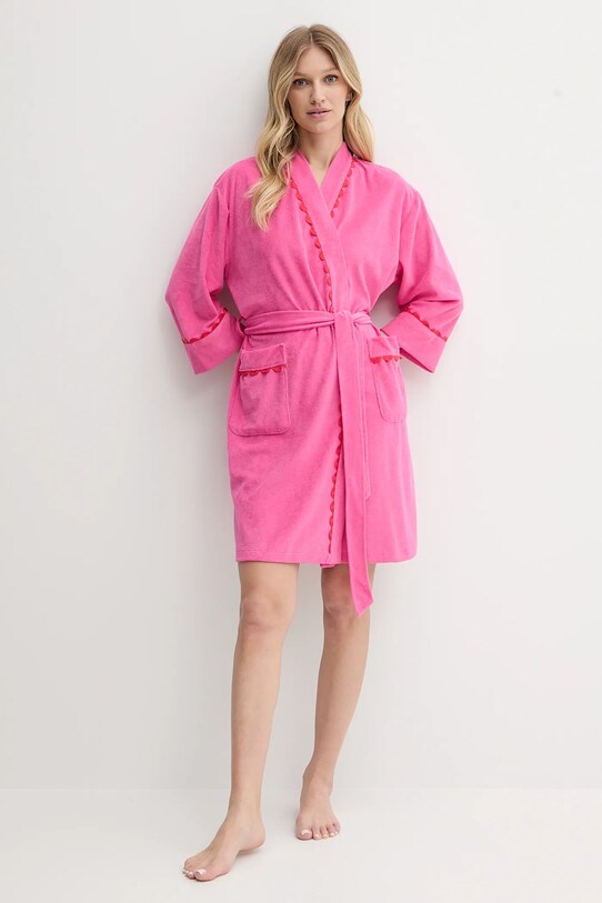 Kate Spade szlafrok KSI42753 różowy SS25