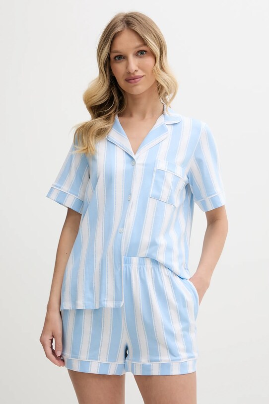 Dkny piżama dzianina niebieski YI50042