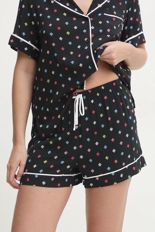 Dkny piżama YI50043 czarny SS25