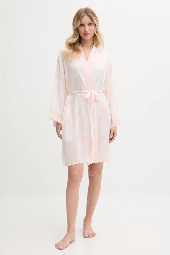 Dkny szlafrok YI10053 różowy SS25