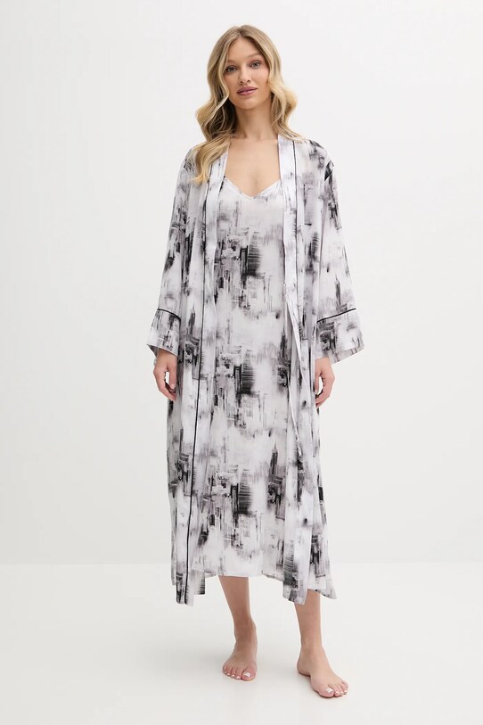 Dkny szlafrok YI20053 czarny SS25