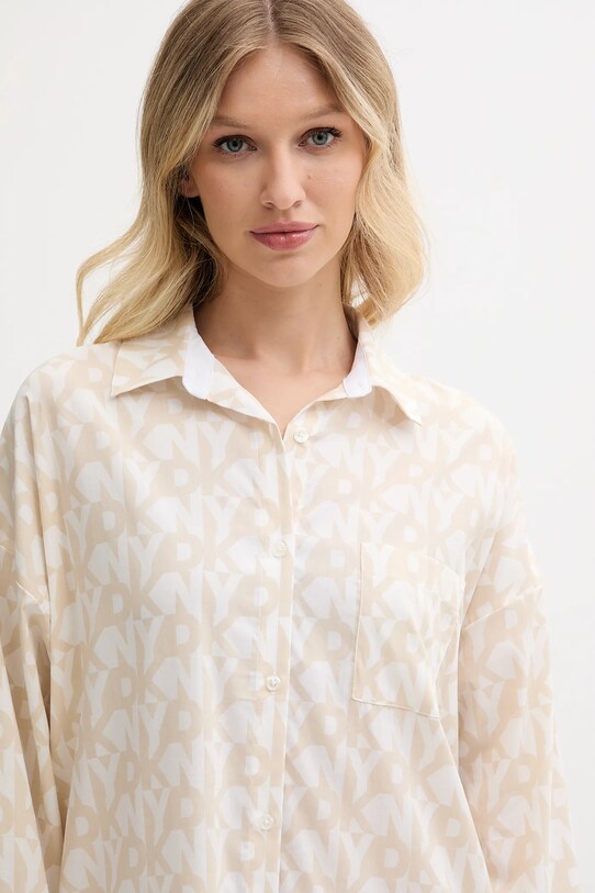 Dkny koszula nocna beżowy YI30048
