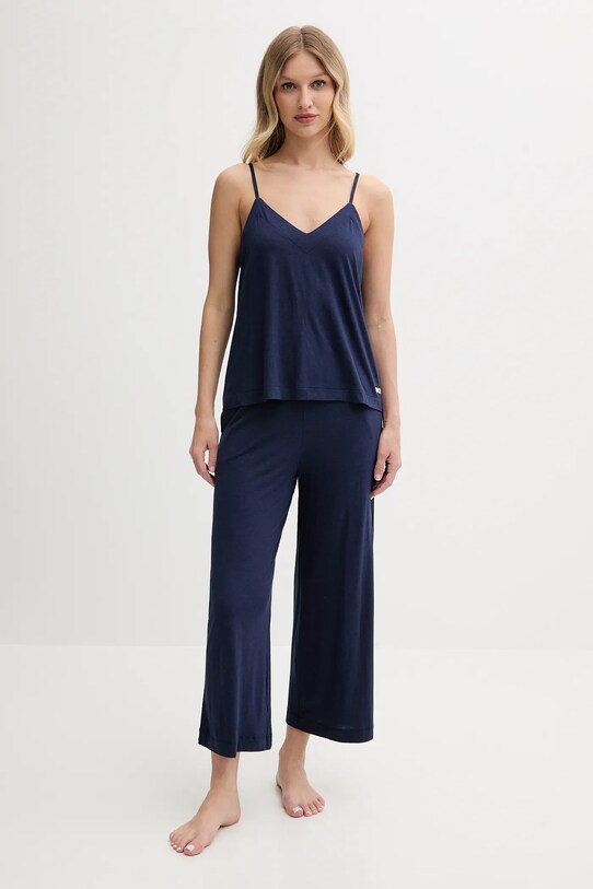 Dkny piżama dzianina granatowy YI80047
