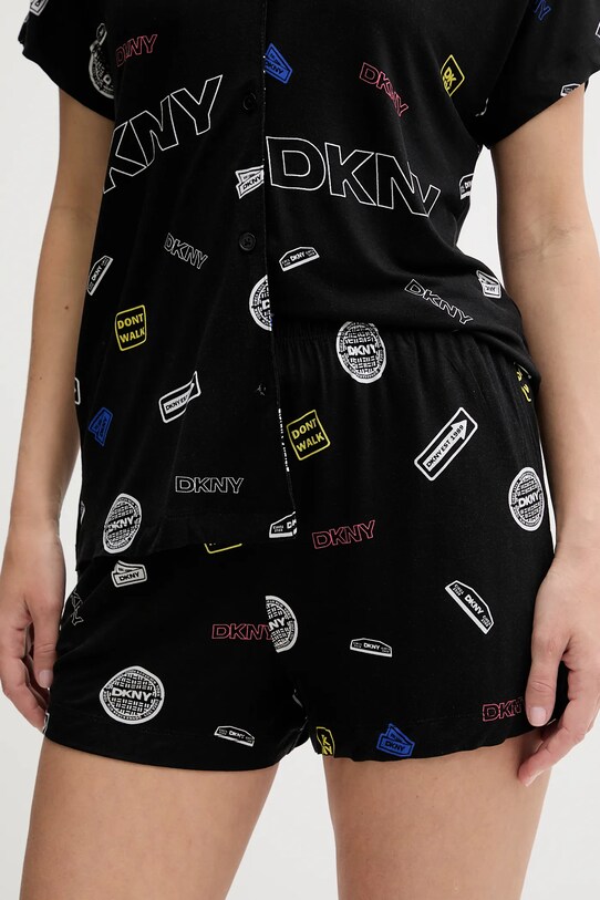 Pyžamo Dkny YI80051 černá SS25