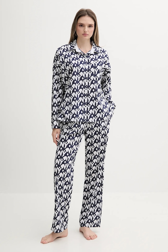 Dkny piżama wzorzyste granatowy YI90048