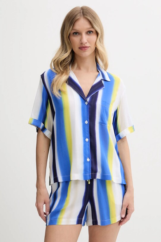 Dkny piżama tkanina niebieski YI90052