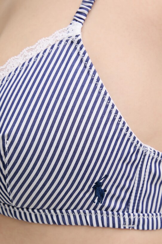Polo Ralph Lauren biustonosz bawełniany granatowy 4P0326