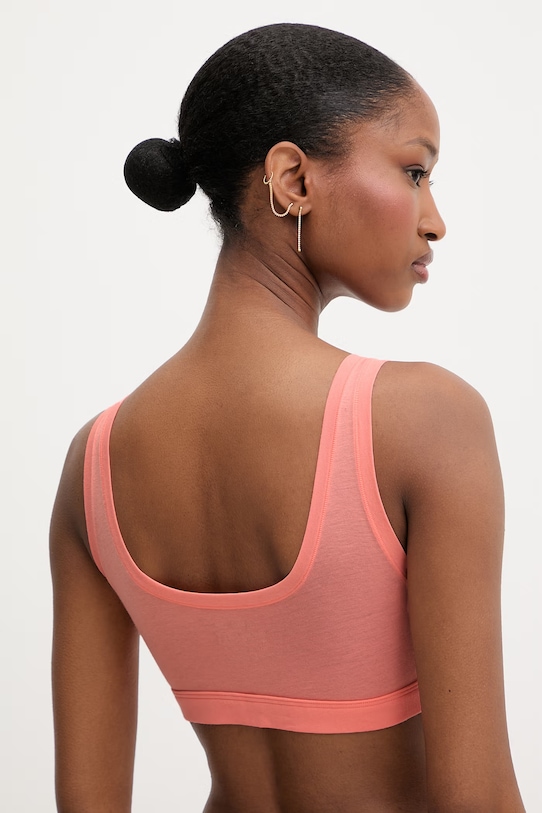 Îmbrăcăminte Polo Ralph Lauren sutien din bumbac cu elastan 4P0498 portocaliu