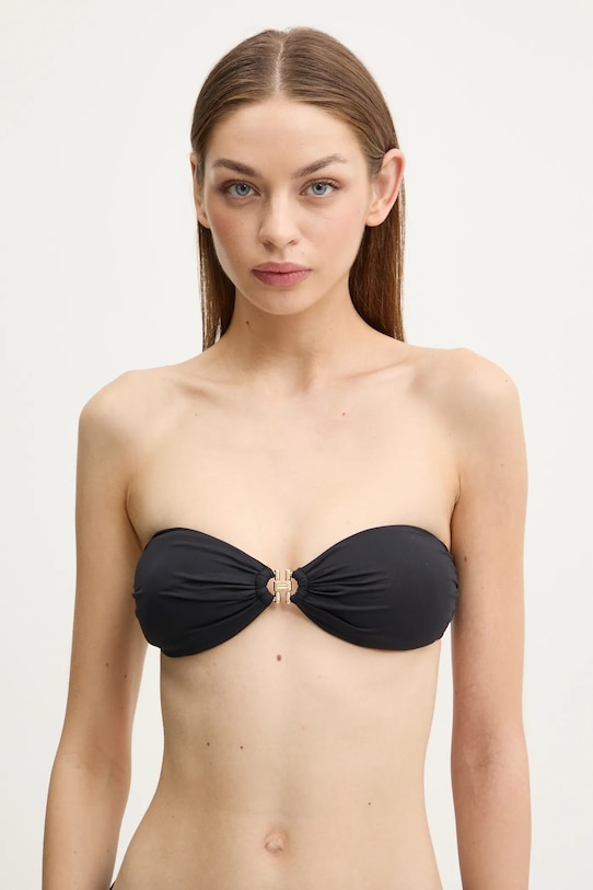 Plavková podprsenka Melissa Odabash vrchný čierna MO.ISTANBUL.TOP