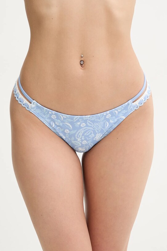 Hollister Co. figi kąpielowe kwiaty niebieski KI311.5034.234