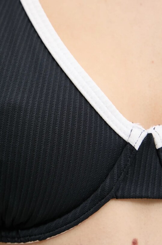 Hollister Co. biustonosz kąpielowy KI311.5052.910 czarny