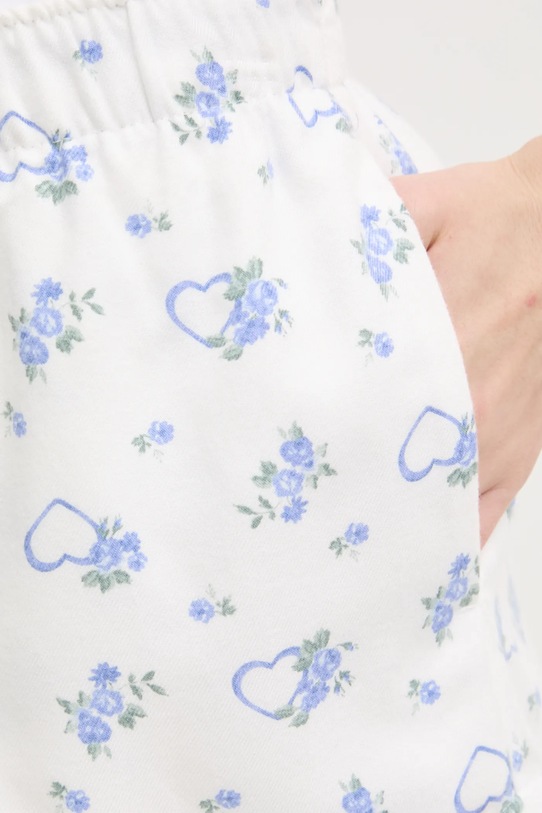 Pyžamové šortky Hollister Co. bílá KI346.5033.108