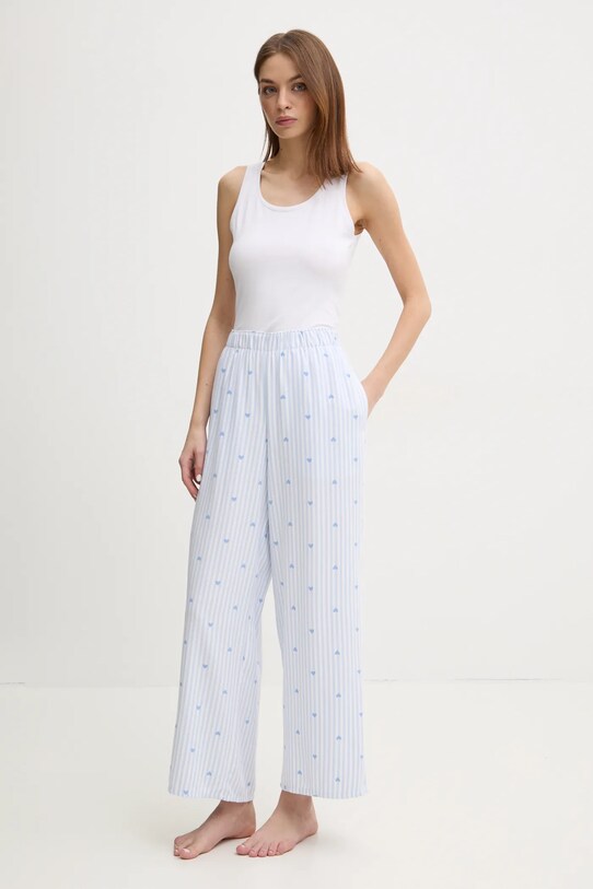 Hollister Co. spodnie piżamowe KI346.5040.204 niebieski SS25