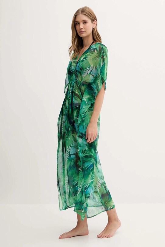 Lauren Ralph Lauren sukienka plażowa 20523278 zielony SS25