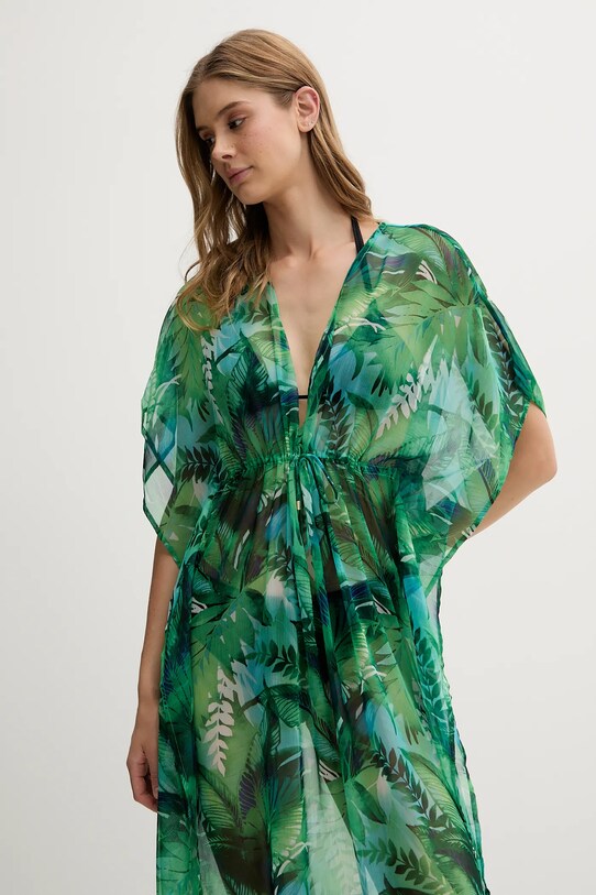 Lauren Ralph Lauren sukienka plażowa zielony 20523278