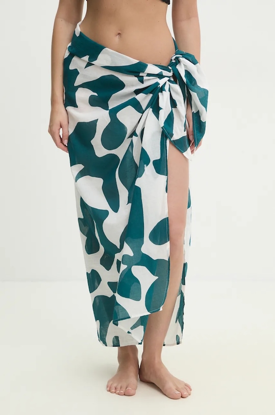 Abercrombie & Fitch rochie de plaja KI111.5076.238 alb SS25