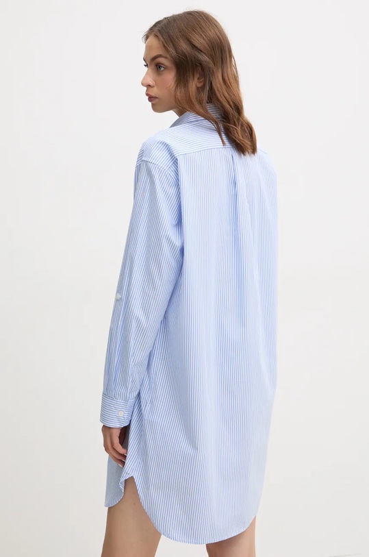 Oblečení Bavlněná pyžamová košile Lauren Ralph Lauren ILN32315 modrá