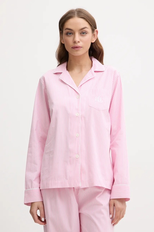 Odzież Lauren Ralph Lauren piżama bawełniana ILN92315 różowy