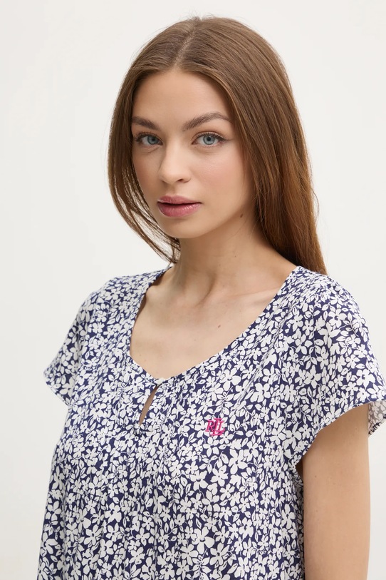Lauren Ralph Lauren camasa de noapte bleumarin ILN22401
