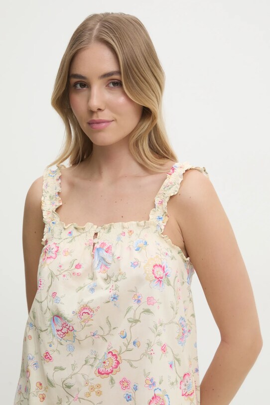 Noční košile Lauren Ralph Lauren béžová ILN22411