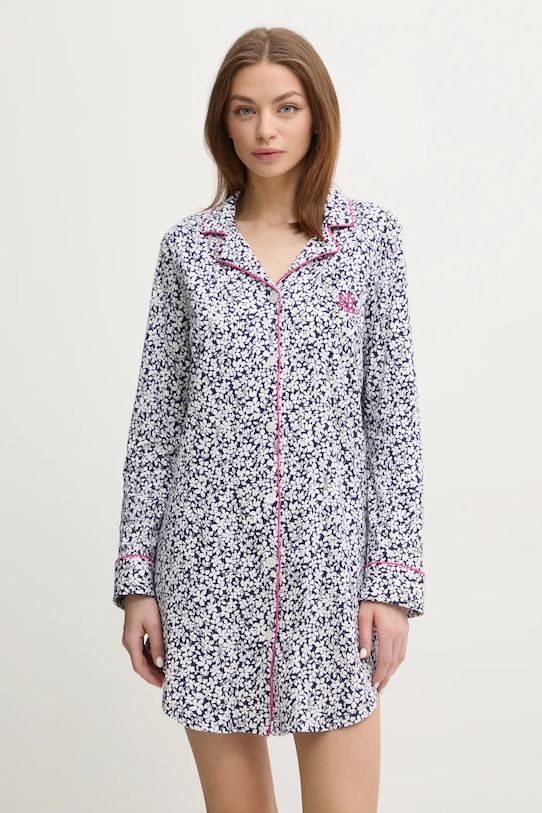 Lauren Ralph Lauren koszula nocna dzianina granatowy ILN32401