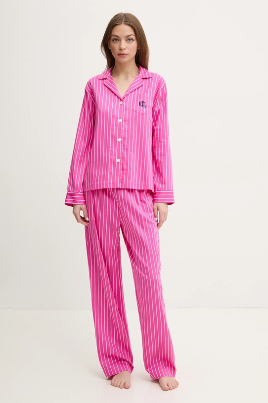 Lauren Ralph Lauren pijama set roz ILN92399