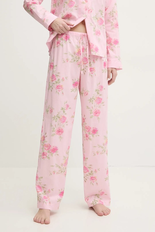 Pyžamo Lauren Ralph Lauren ružová ILN92403