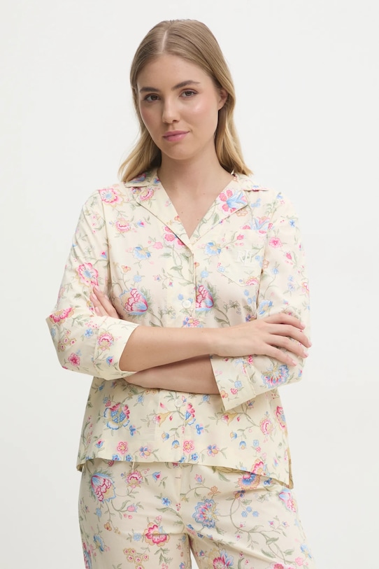 Pyžamo Lauren Ralph Lauren béžová ILN92411