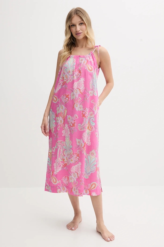 Spavaćica Lauren Ralph Lauren ILN02424 roza SS25