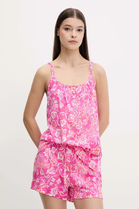 Lauren Ralph Lauren piżama dzianina różowy ILN12428