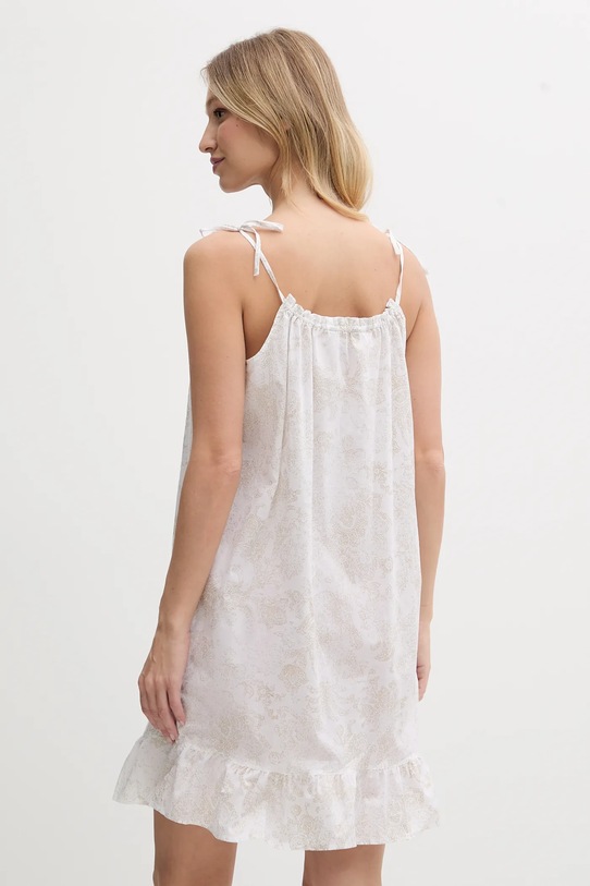 Odzież Lauren Ralph Lauren koszula nocna bawełniana ILN22426 beżowy