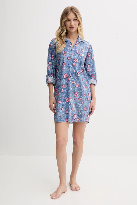 Lauren Ralph Lauren koszula nocna ILN32429 niebieski SS25